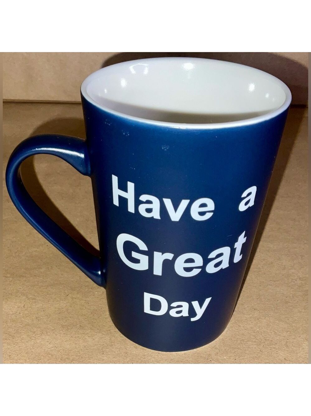 Have a GREAT Day 😂 😬 Mug with a naughty and snarky little detail on the bottom